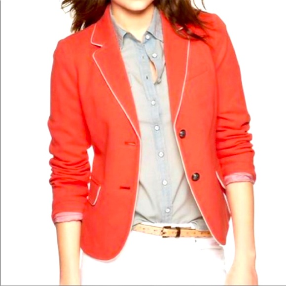 GAP Jackets & Blazers - Gap Coral Two Button The Academy Blazer Cotton | Size 2